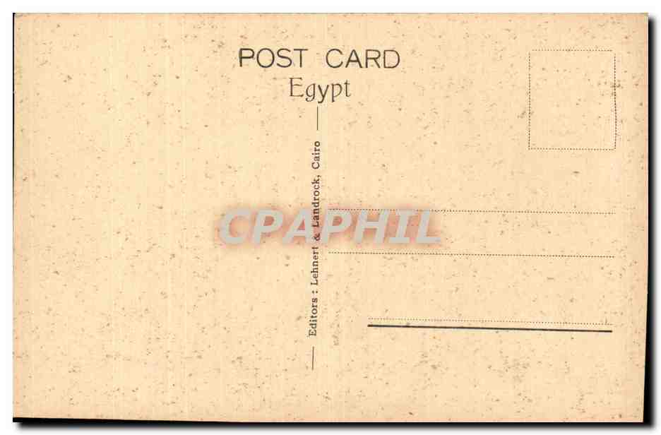 Afrique - Africa - Egypte - Egypt - Caire - Cairo - Boating during Inundation - CPA  — Rückseite