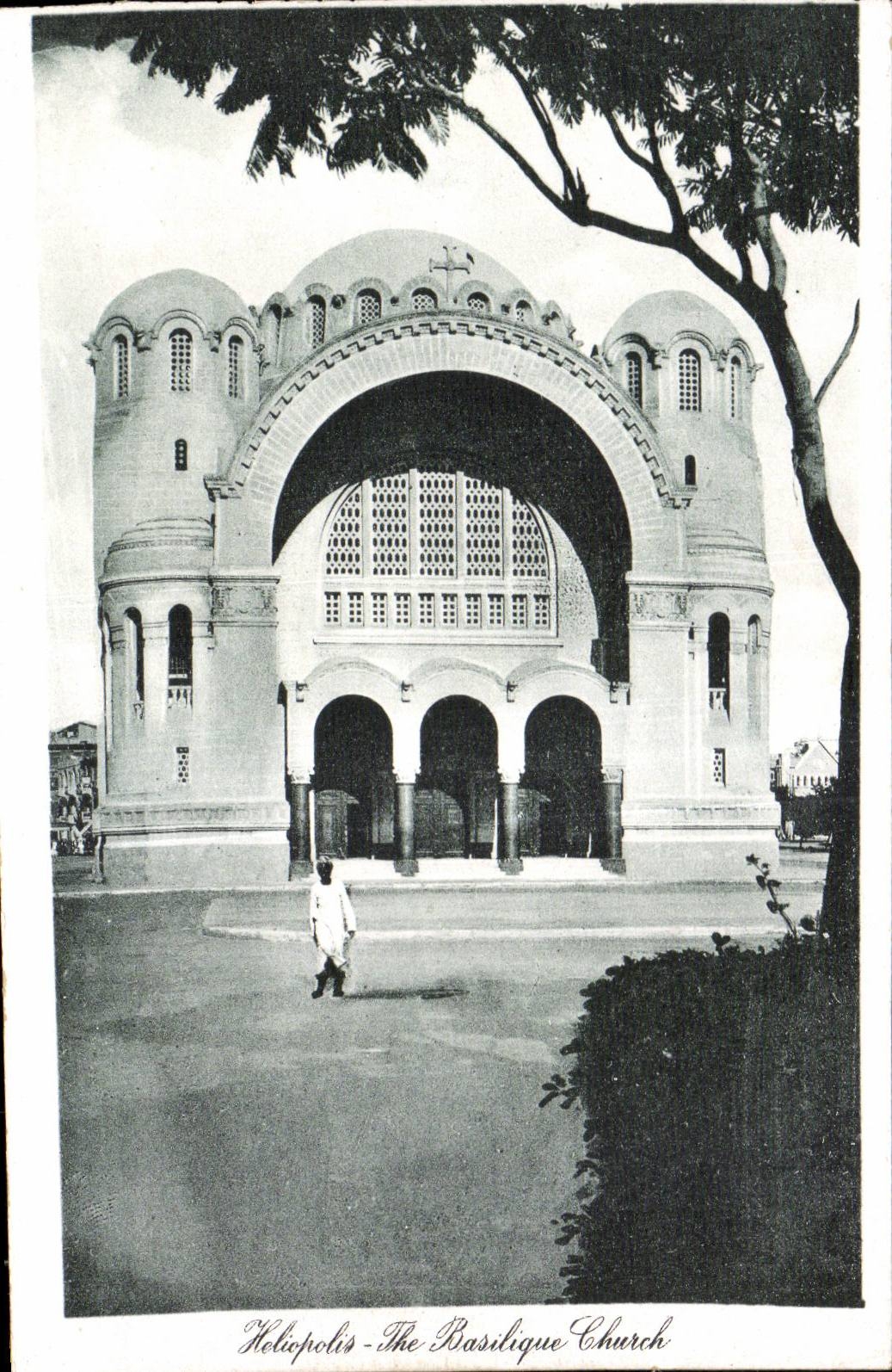 Héliopolis — La Basilique Church — Éditeur Leinert & Landrock, Caire
