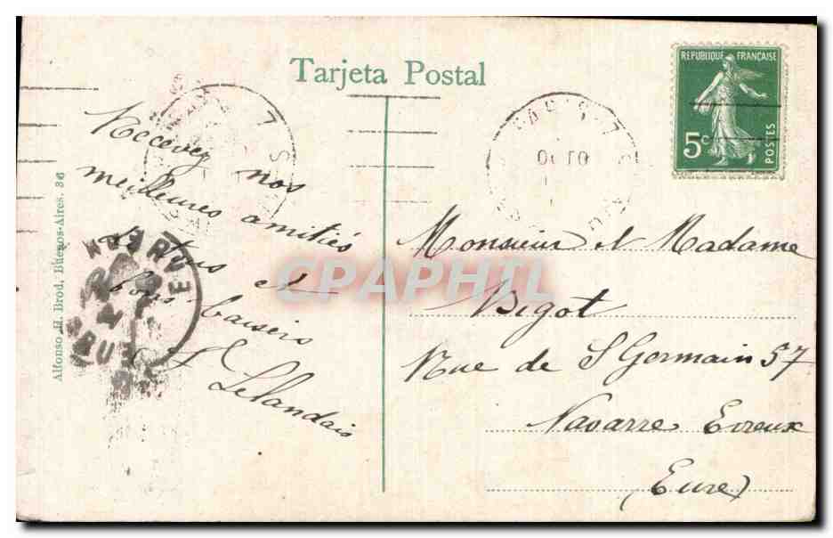 Argentine - Argentina Buenos Aires - Facultad de Medicina - CPA  — Back
