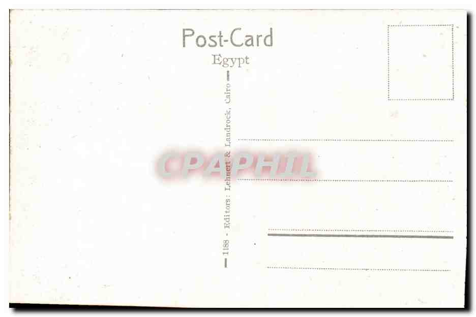 Afrique - Africa - Egypte - Egypt - Heliopolis - Panoramic View - CPA  — Rückseite