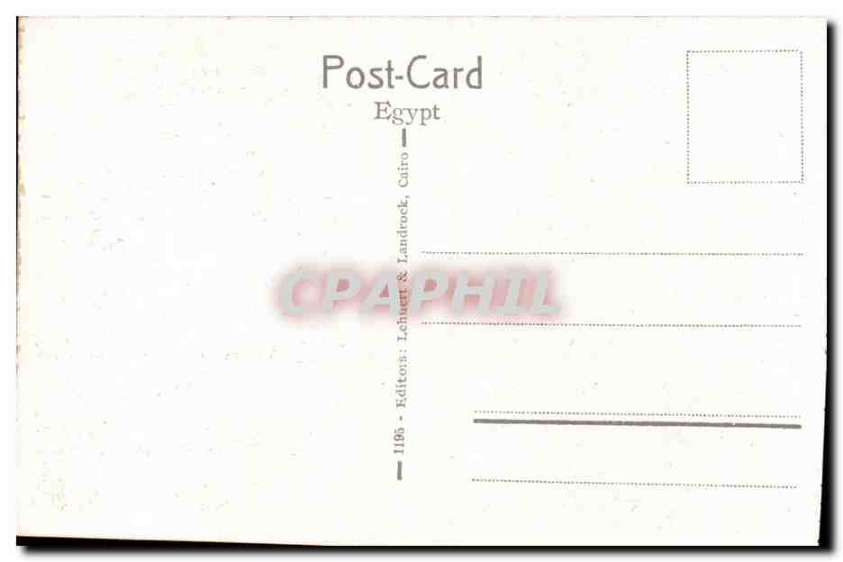 Afrique - Africa - Egypte - Egypt - Heliopolis - The Hindou Palace - CPA  — Rückseite