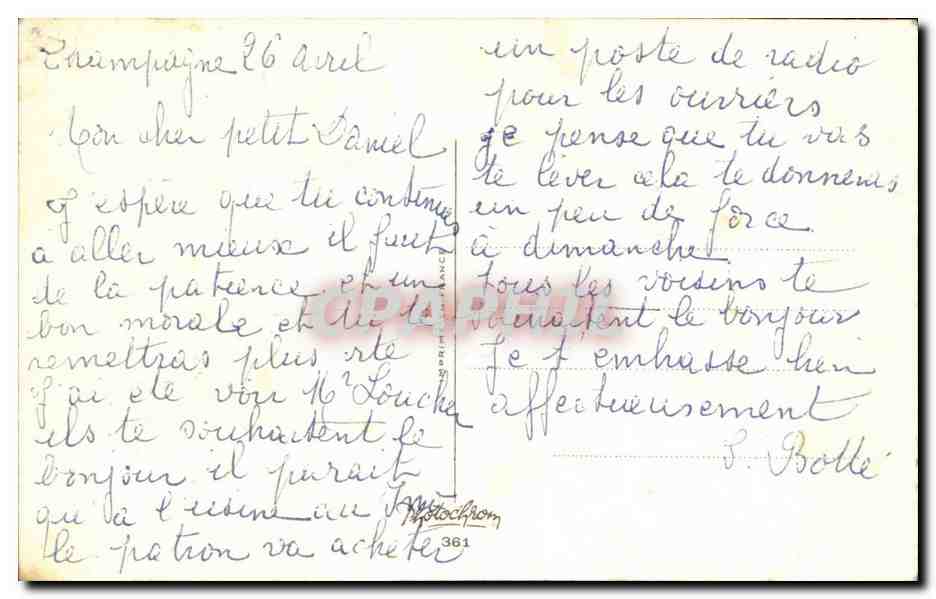 Fleurs Porte Bonheur - Muguet - Lily of the Valley - CPA  — Verso