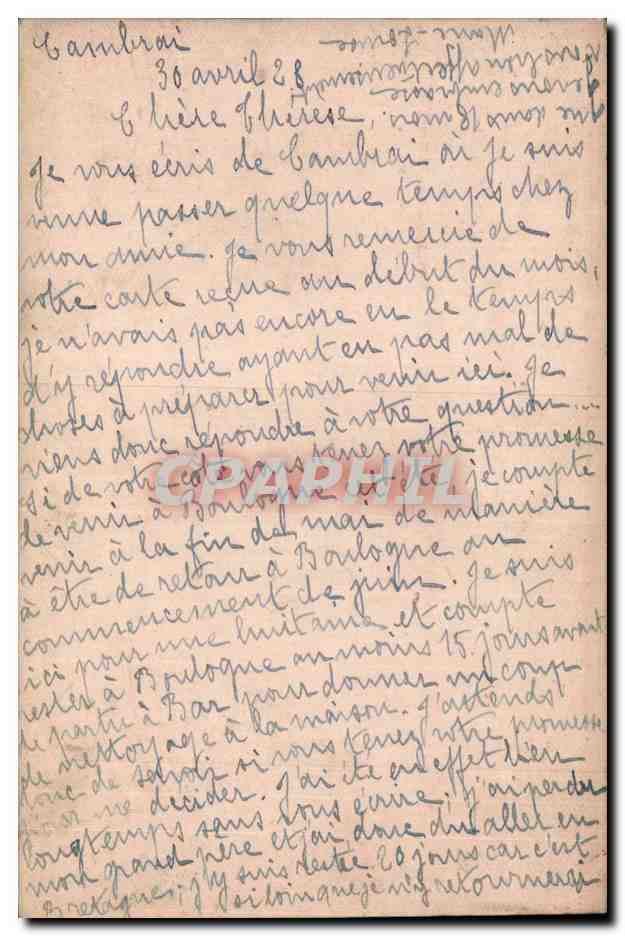 Fantaisie - Femme - Porte Bonheur - Muguet - Lily of the Valley - CPA  — Rückseite