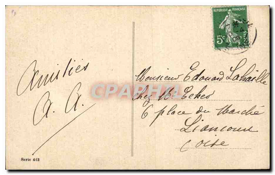 Fetes - Voeux - Paques - Porte Bonheur - Muguet - Lily of the Valley - CPA  — Rückseite