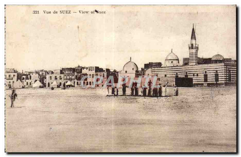 Vue de SUEZ — View of Suez — Éditeur : GraphiL