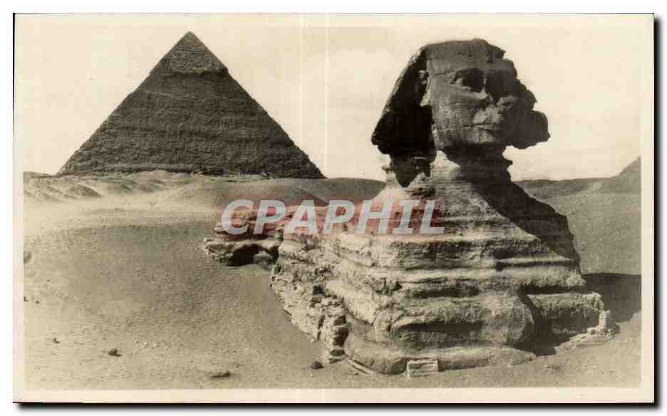 Sphinx et pyramide d'Égypte — éditeur inconnu, n° de série non visible