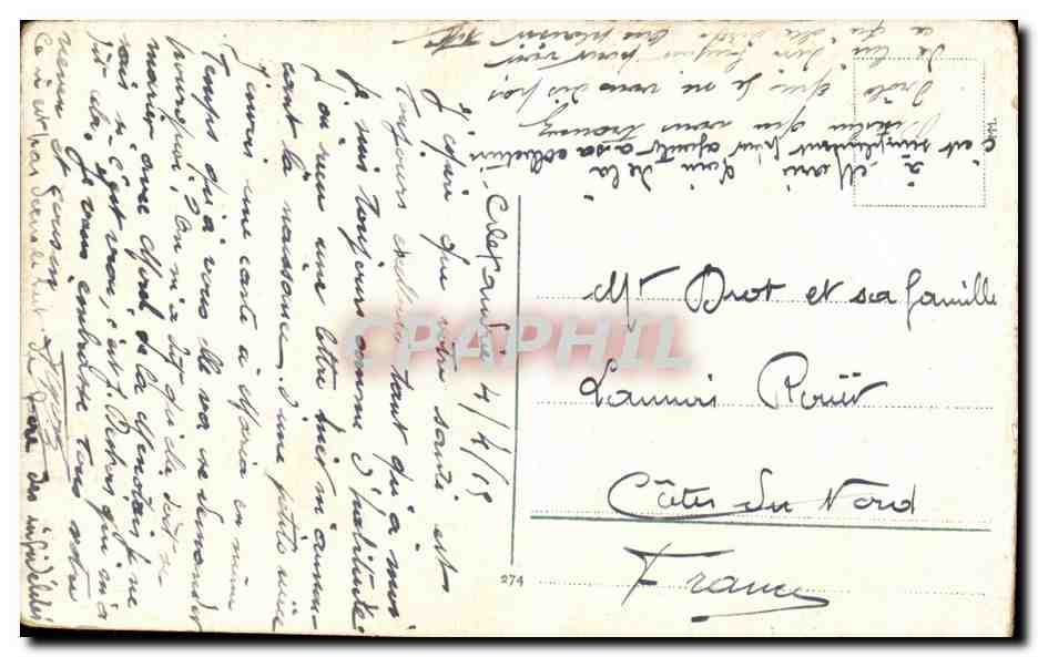Afrique - Africa - Egypte - Egypt - Le Caire - Cairo - CPA  — Rückseite