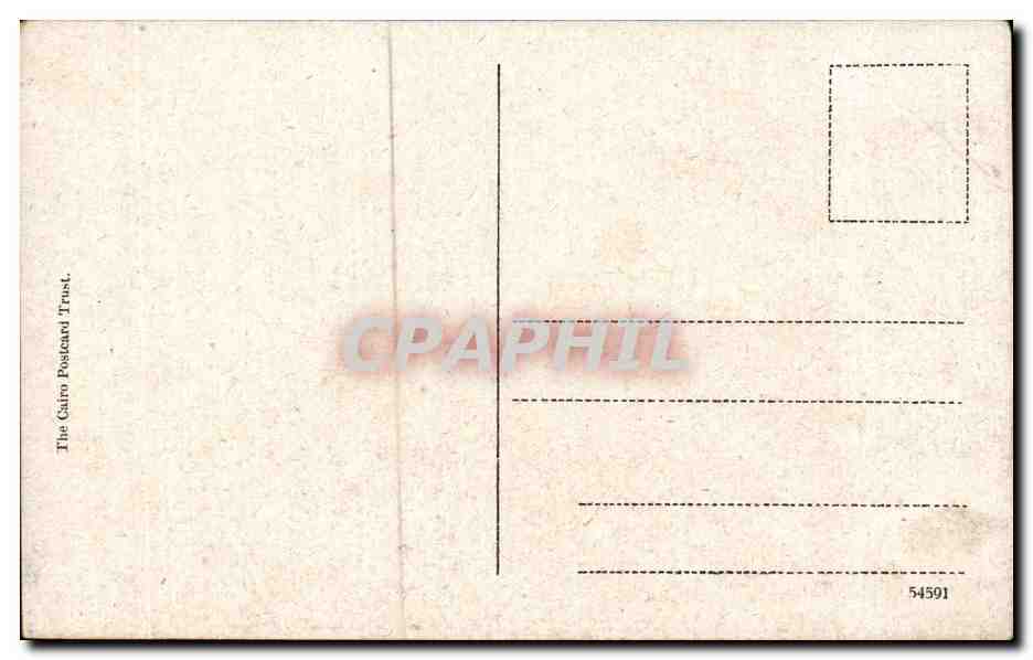 CPA Caire Vue de Tombeaux des Khalife Egypt Egypte — Back