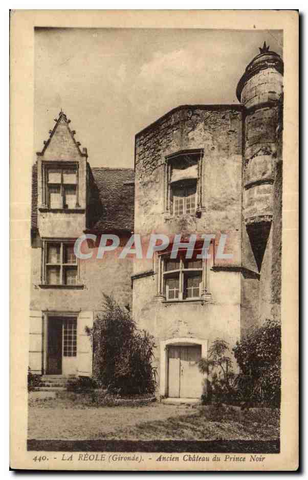 La Réole (Gironde) — Ancien Château du Prince Noir — Bromontypie Gauréau, n°440