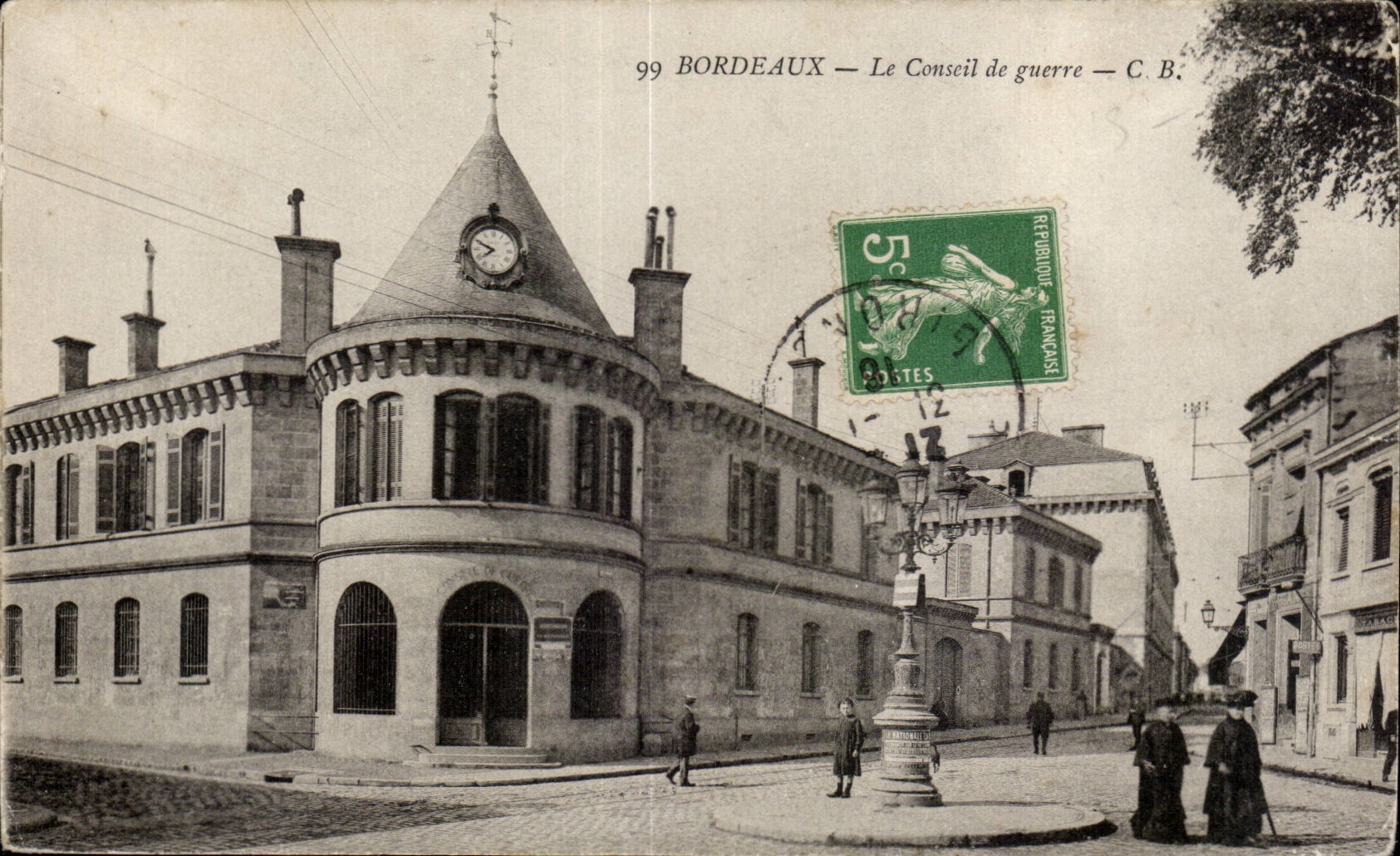 Bordeaux — Le Conseil de guerre — C.B.