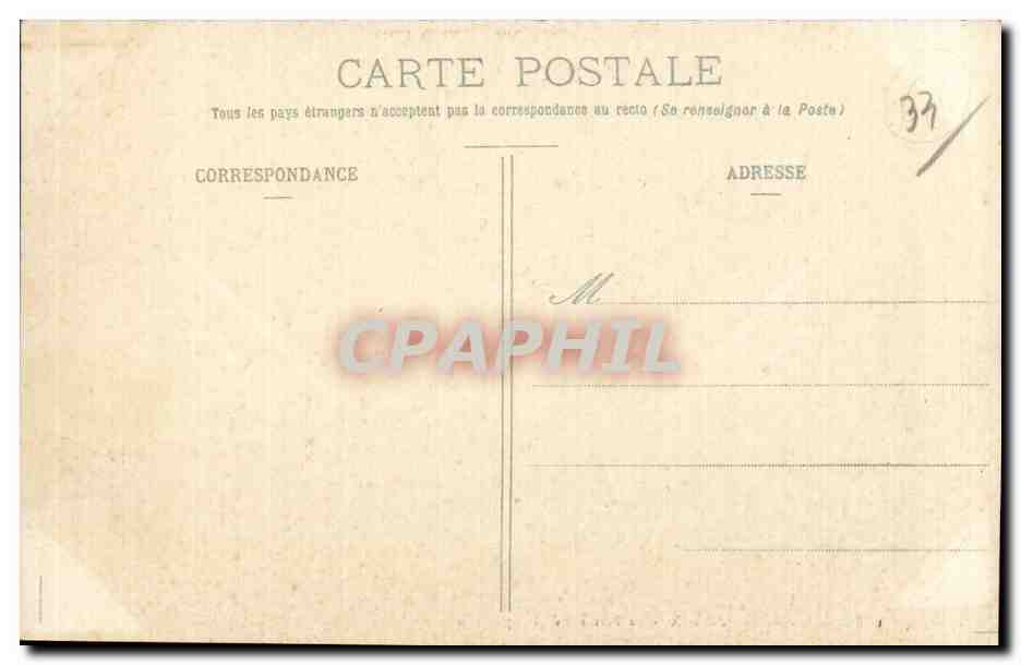 CPA Exposition Maritime de Bordeaux La Terrasse de I Exposition — Verso