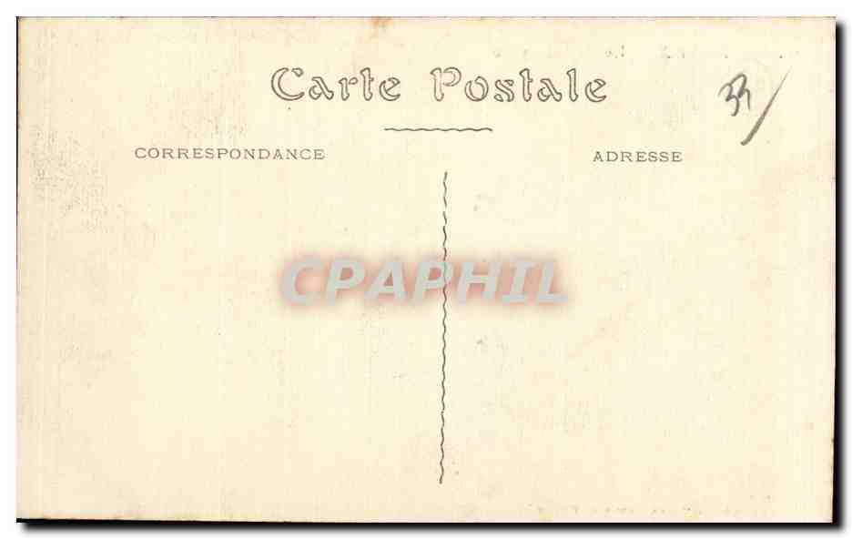 CPA Bordaux Le Grand Lycee — Verso