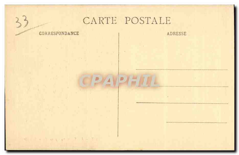 Bordeaux — La Rade, vue prise de la Bastide — éditeur non identifié, n° de série 66 — Verso