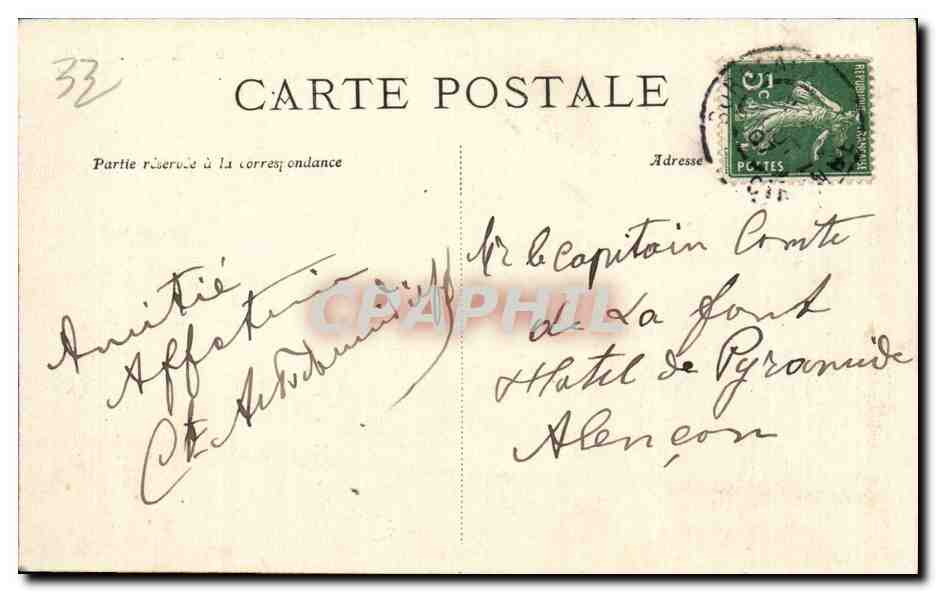 CPA Exposition Maritime de Bordeaux 1907 Pavillon de I Automobile — Verso