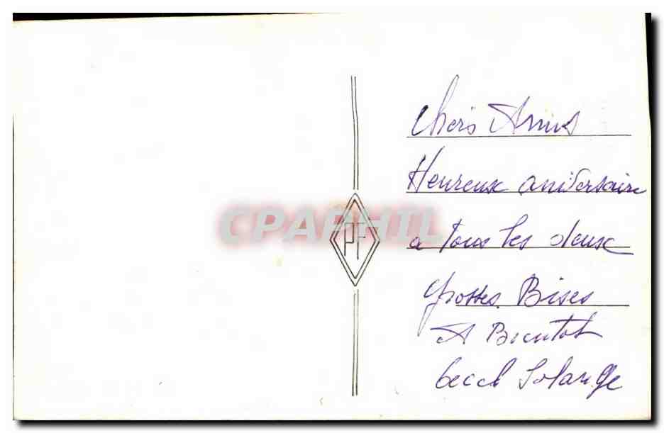 CPA Fantaisie Fleur Fleur sechee — Verso