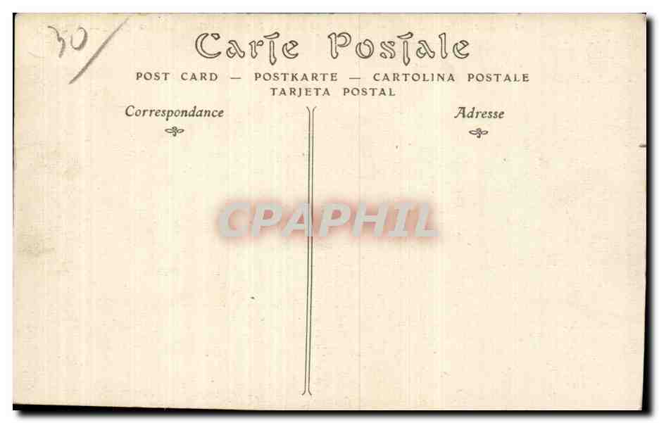 CPA Aigues Mortes Vue generale prise de la Tour de Constance vers I est — Rückseite