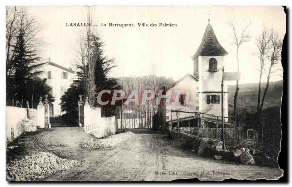 CPA Lasalle Le Barraquette Villa des Palmiers