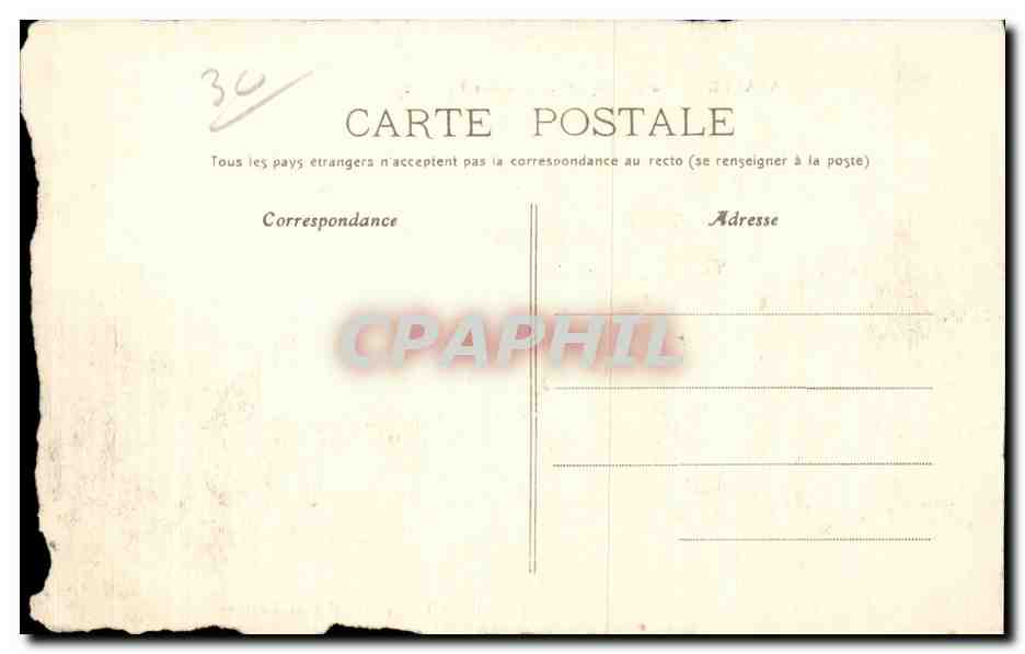 CPA Lasalle Le Barraquette Villa des Palmiers — Rückseite