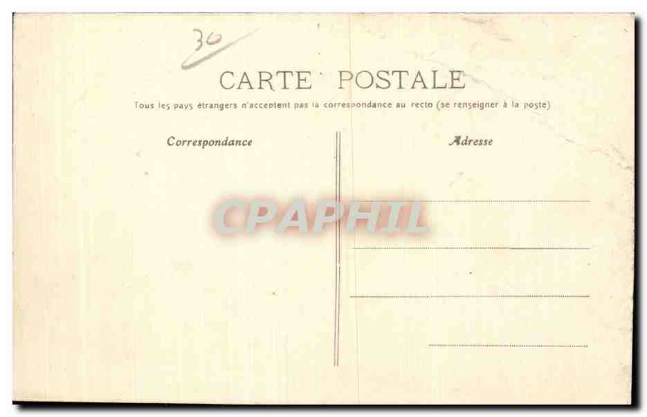 CPA Lasalle Le Barraquette Villa des Palmiers — Rückseite