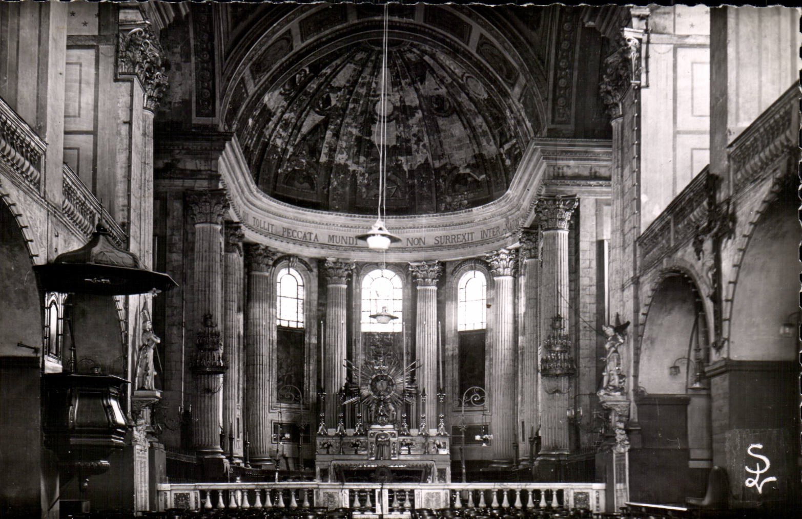 Intérieur de la Cathédrale d'Alès — Gard — Éditions Scheitler, Albi