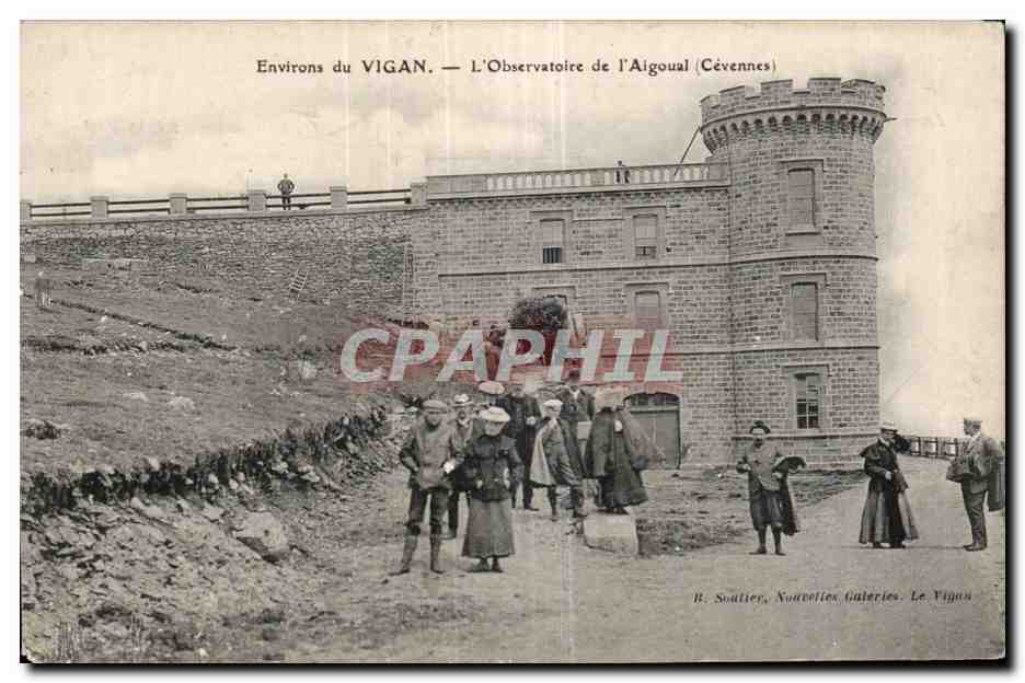 CPA Environs du Vigan L Observatoire de I Aigoual Cevnnes