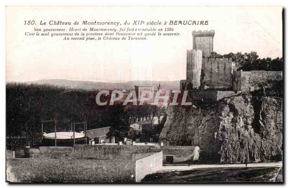 CPA Le Chateau de Montmorency Beaucaire