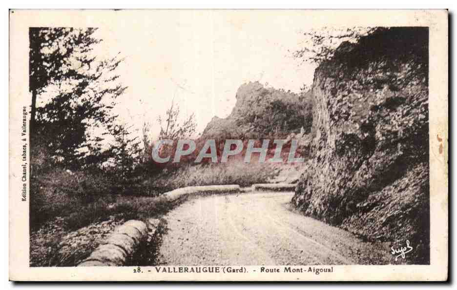 CPA Valleraugue Gard Route mont Aigoual