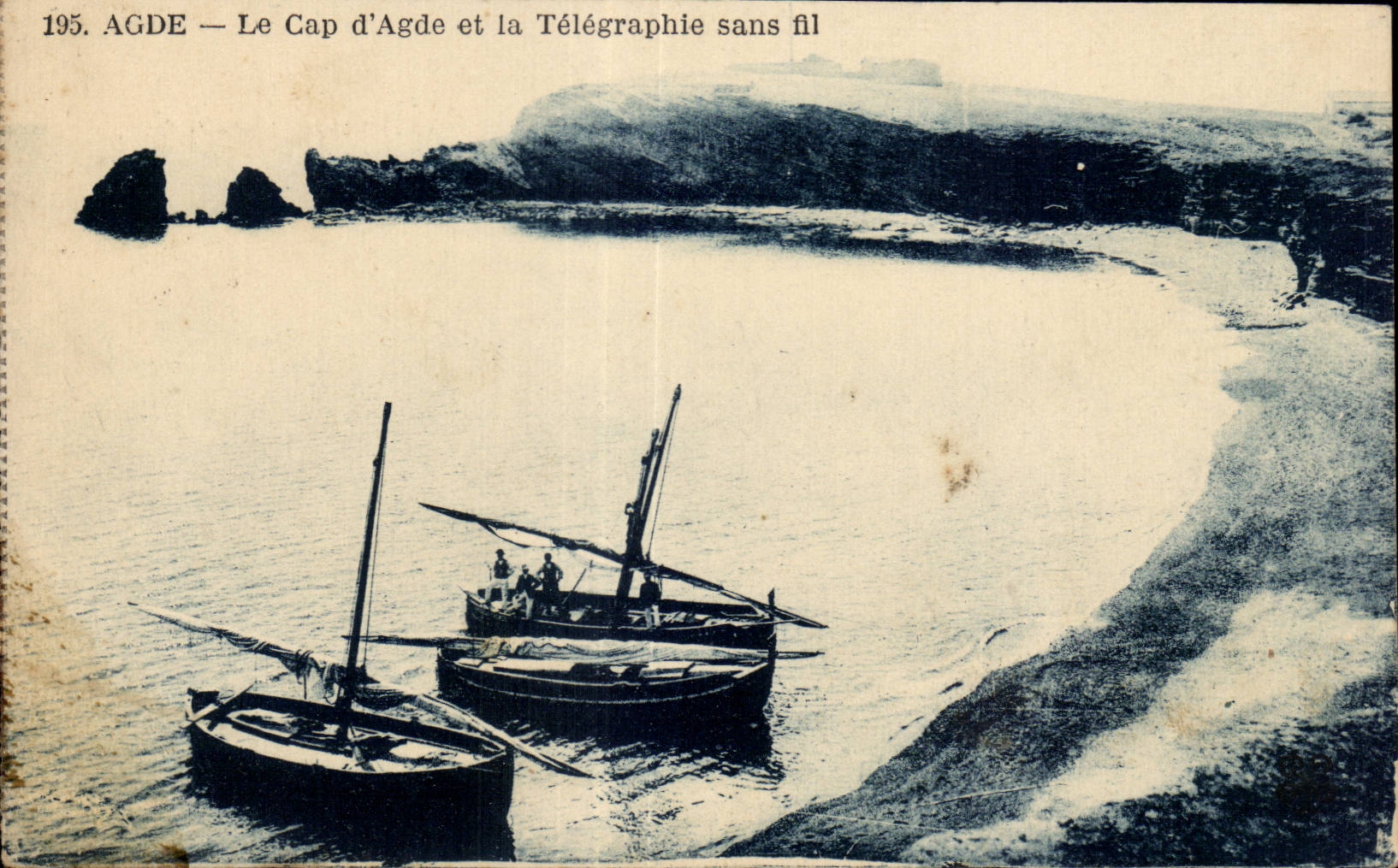 CPA Agde Le Cap d Agde et la Telegraphie sans Fill