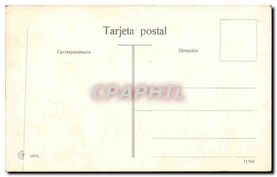 CPA Corrida Gallito despues de un pichazo — Rückseite