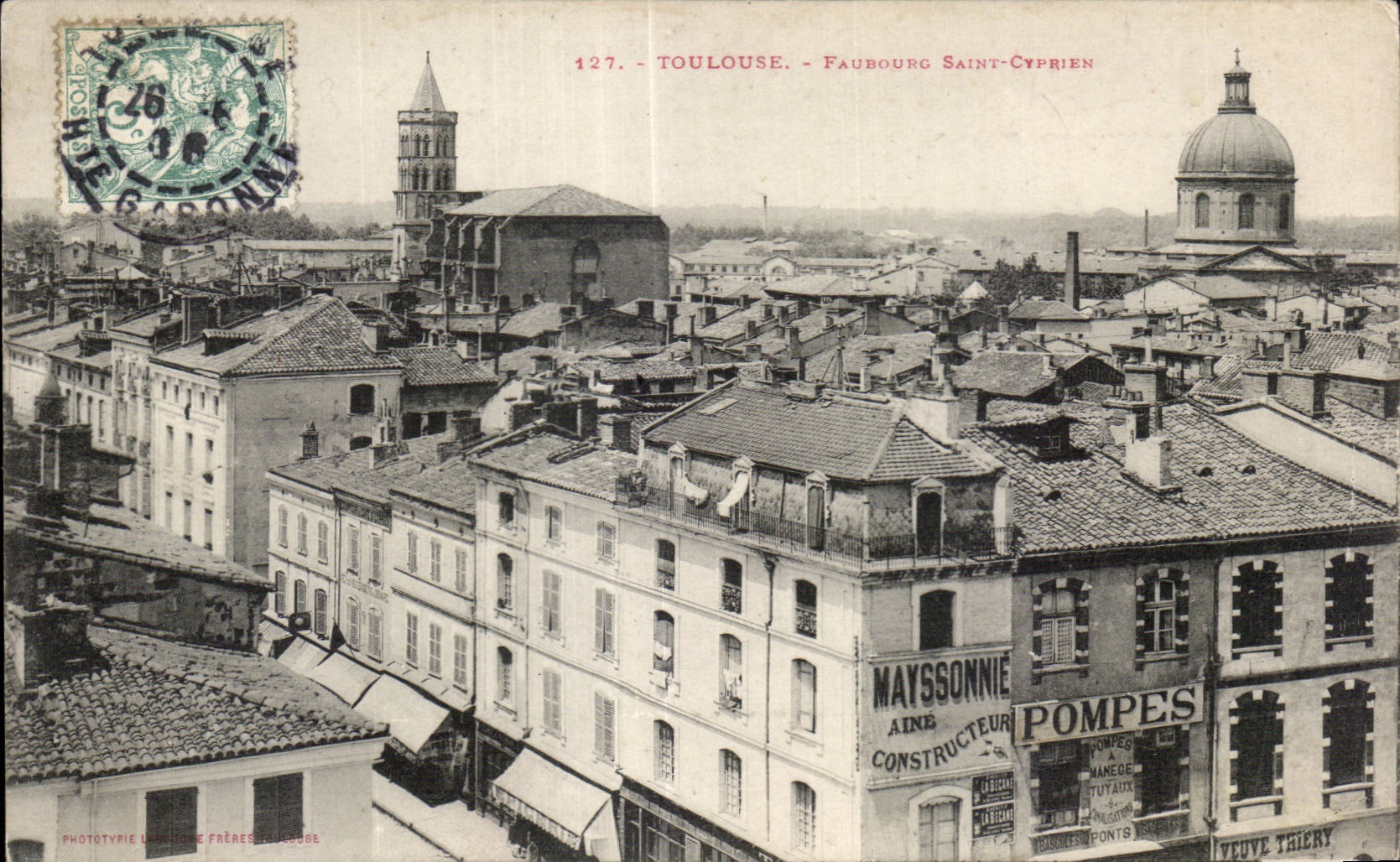 CPA Toulouse Faunourg Saint Cyprium