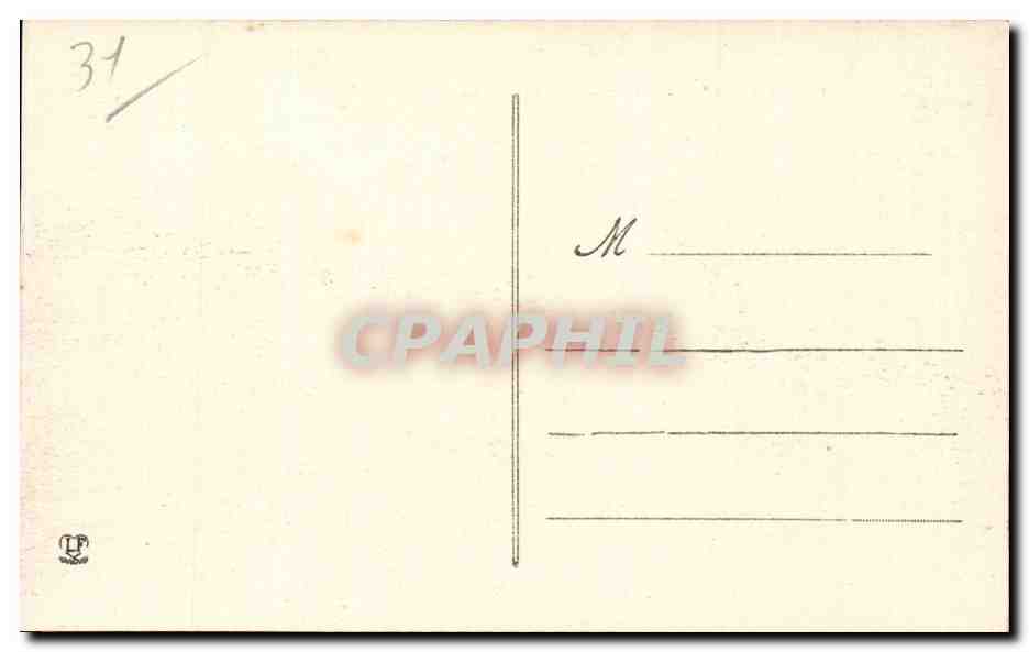 CPA Toulouse La Rue D Alsace Lorraine et le square du capitole — Verso