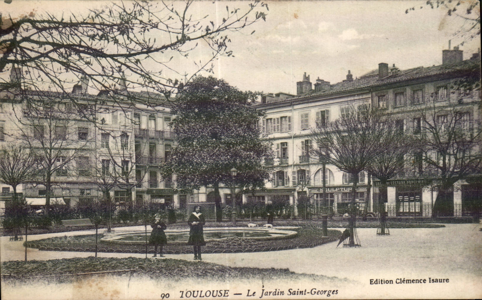 CPA Toulouse Jardin Saint Georges