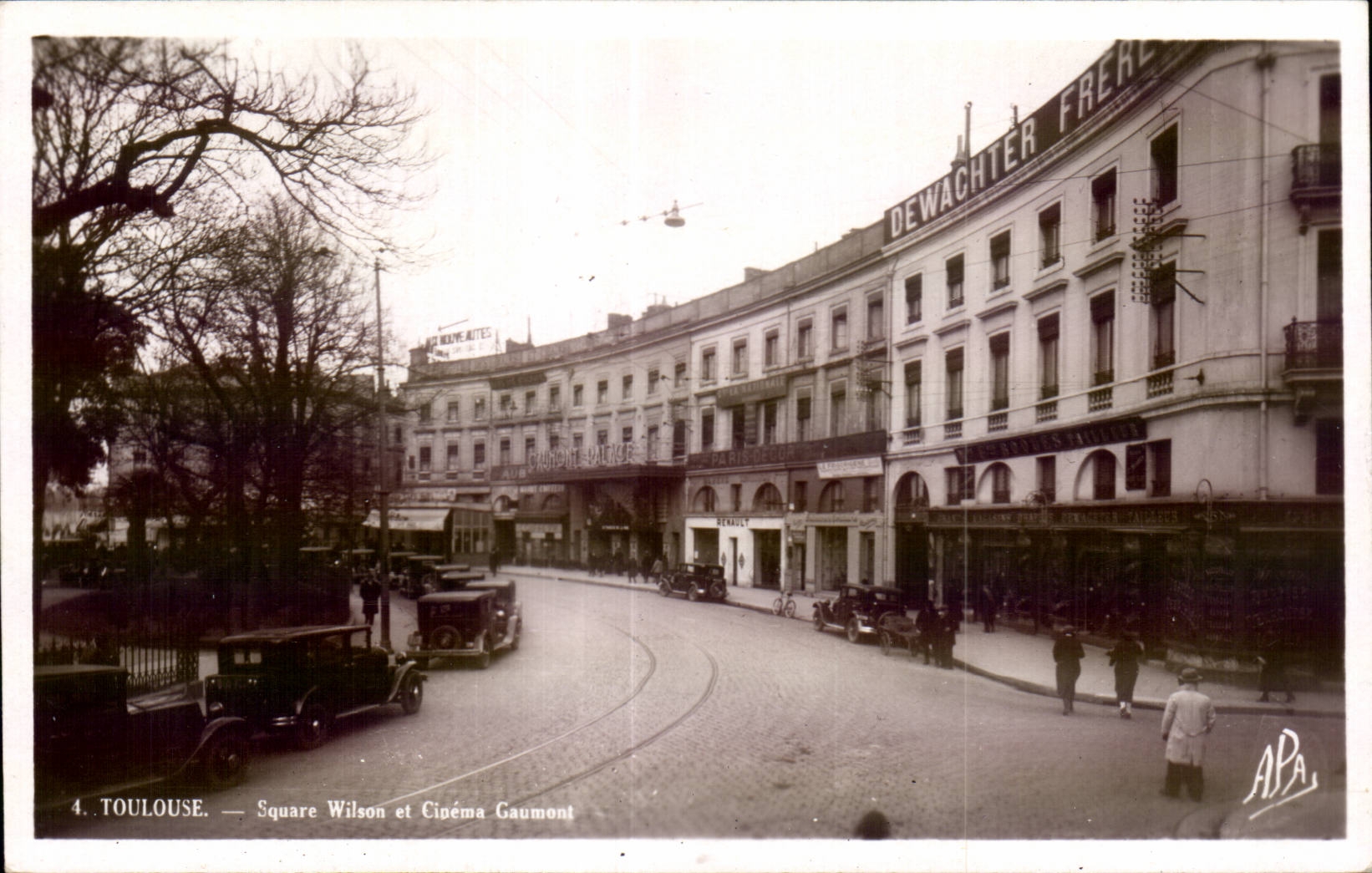 CPA Toulouse Square Wilson et Ci ima Gaumant