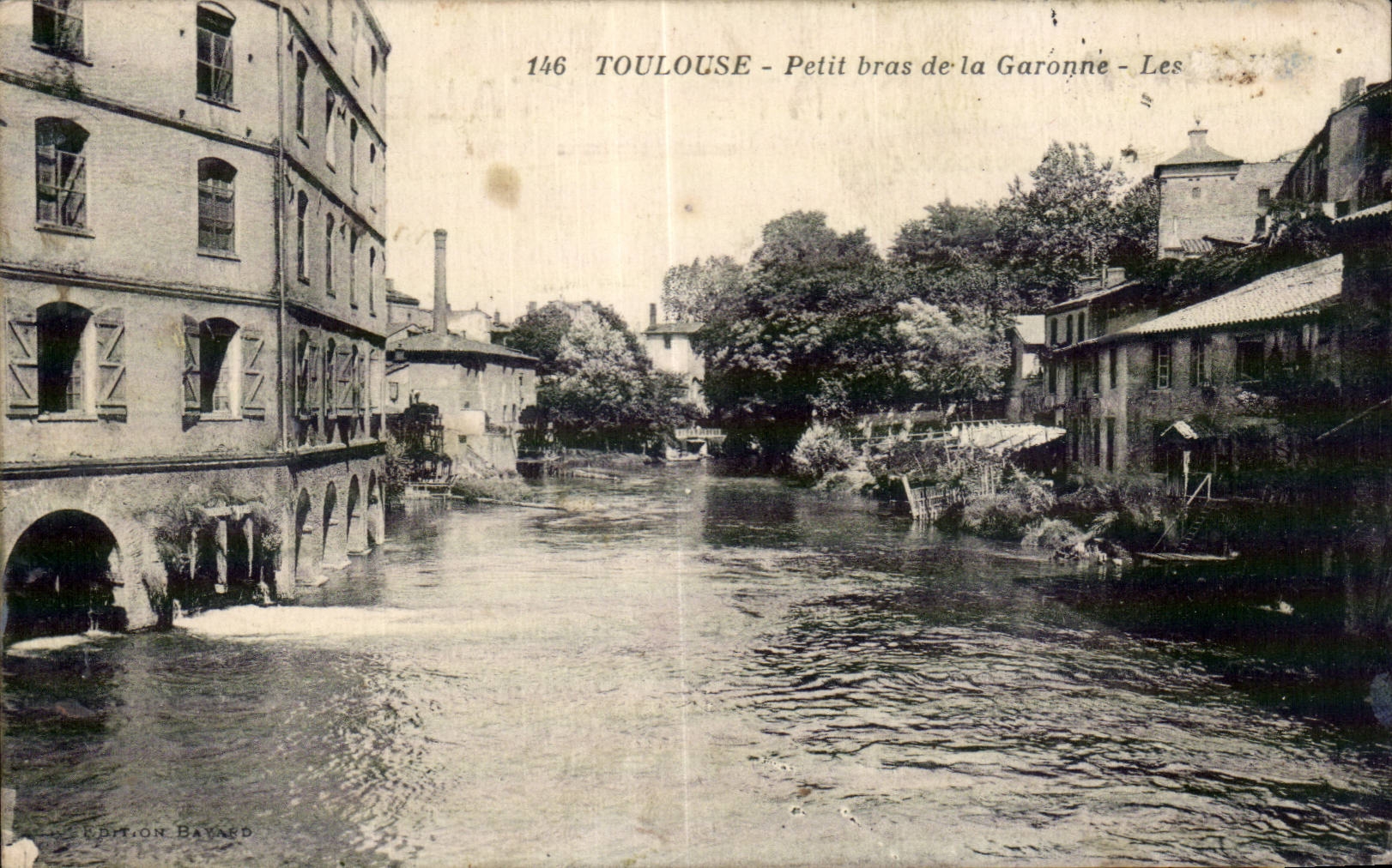 CPA Toulouse Petit bras de la Garonne 