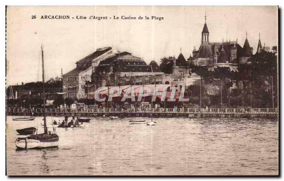 CPA Arcachon Cote d argent Le casino de la plage 