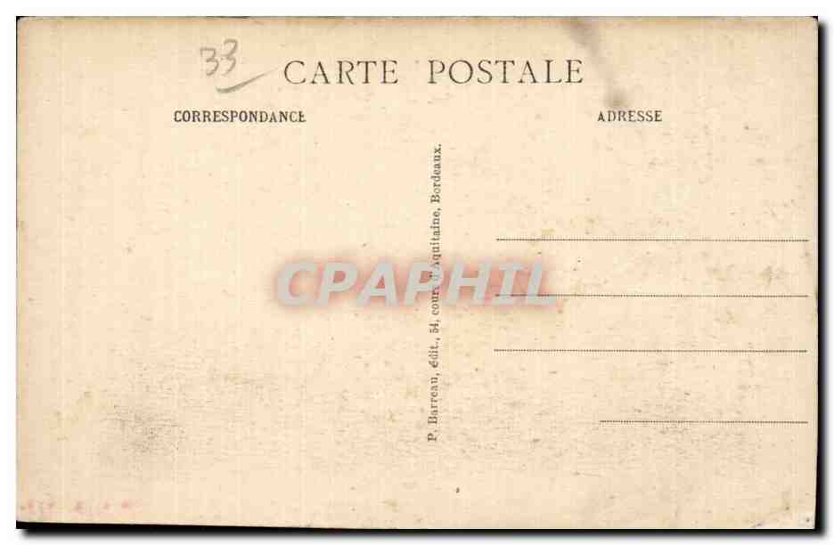 CPA Soulac sur Mer Interieur de l eglise  — Rückseite