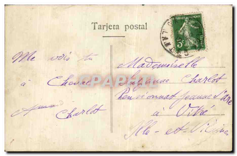 CPA Corrida Course de taureaux Saludo a la presidencia Taureau — Rückseite