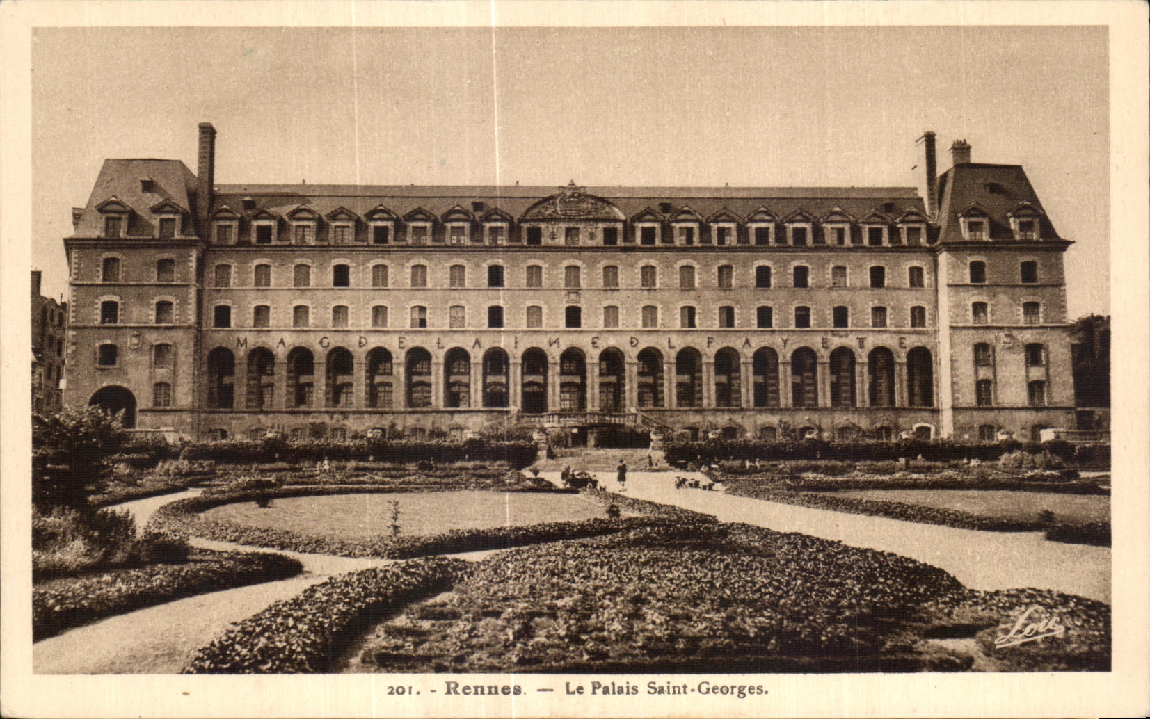 Rennes — Le Palais Saint-Georges — éditeur Louis, n° 201