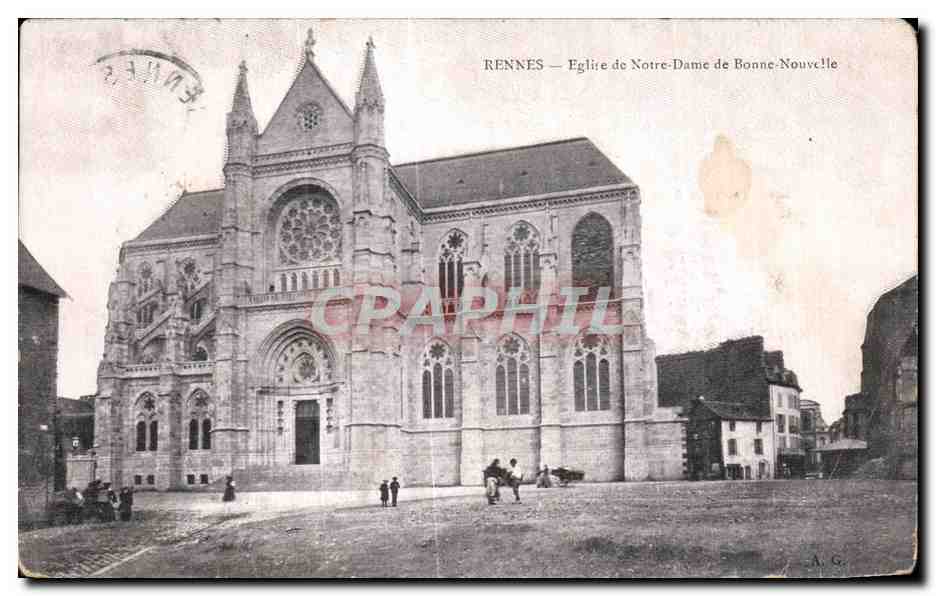 CPA Rennes Eglise de Notre Dame de Bonne Nouvelle