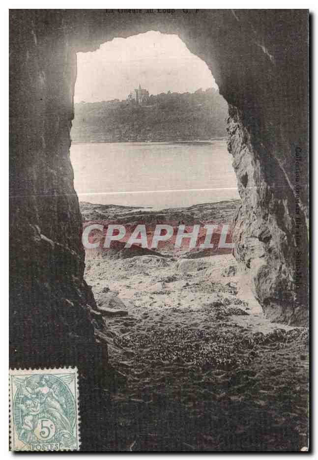 Les Grottes du Loir — vue depuis une cavité — éditeur anonyme, n° de série non visible