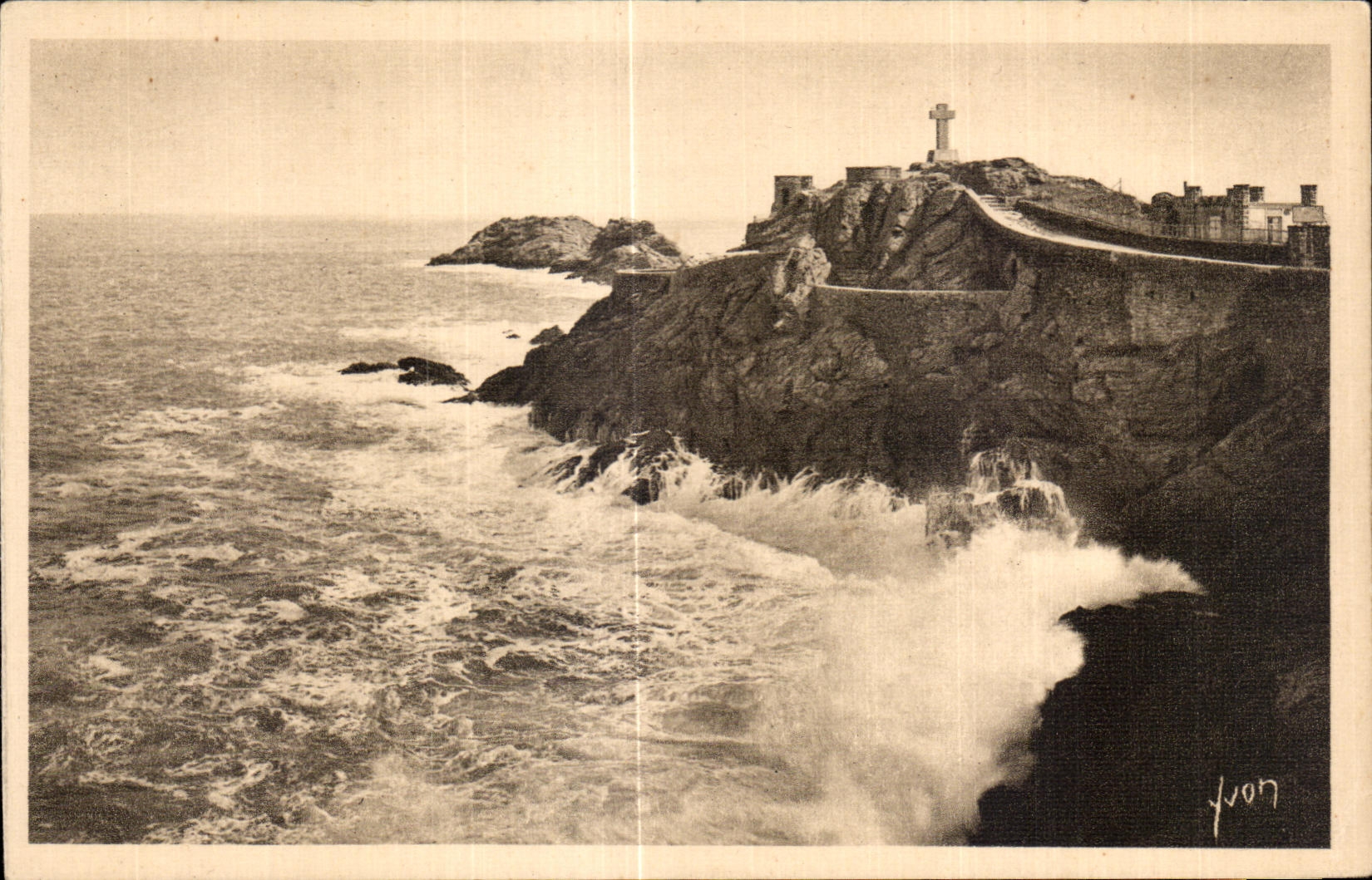 CPA Cote D Emeraude Saint Lunaire La Point du Decolle