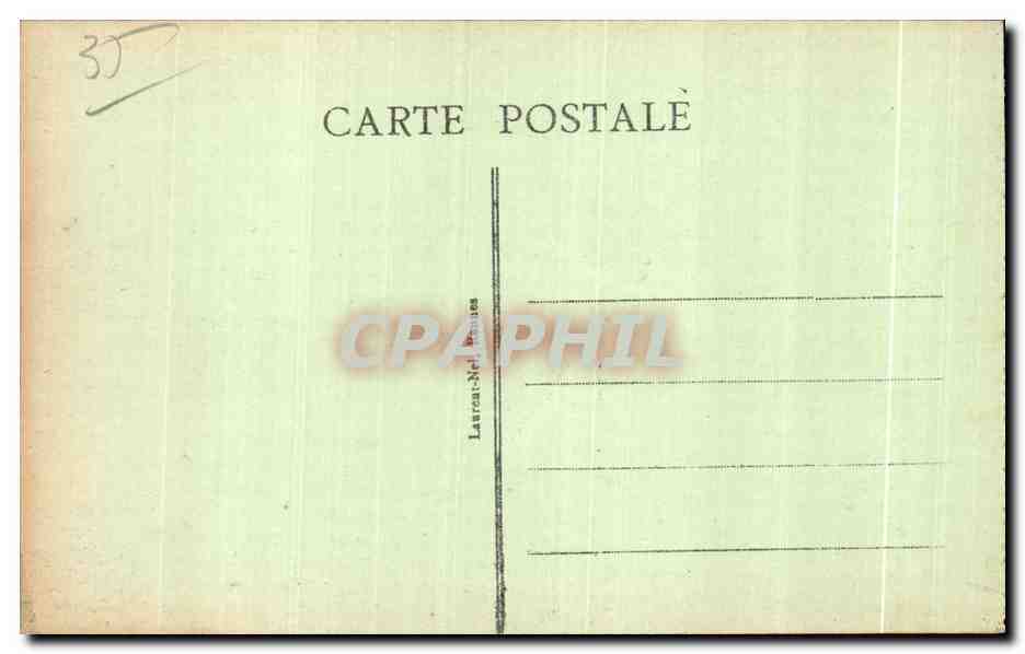 CPA Cote d Emeraude St Lunaire Promenade — Rückseite
