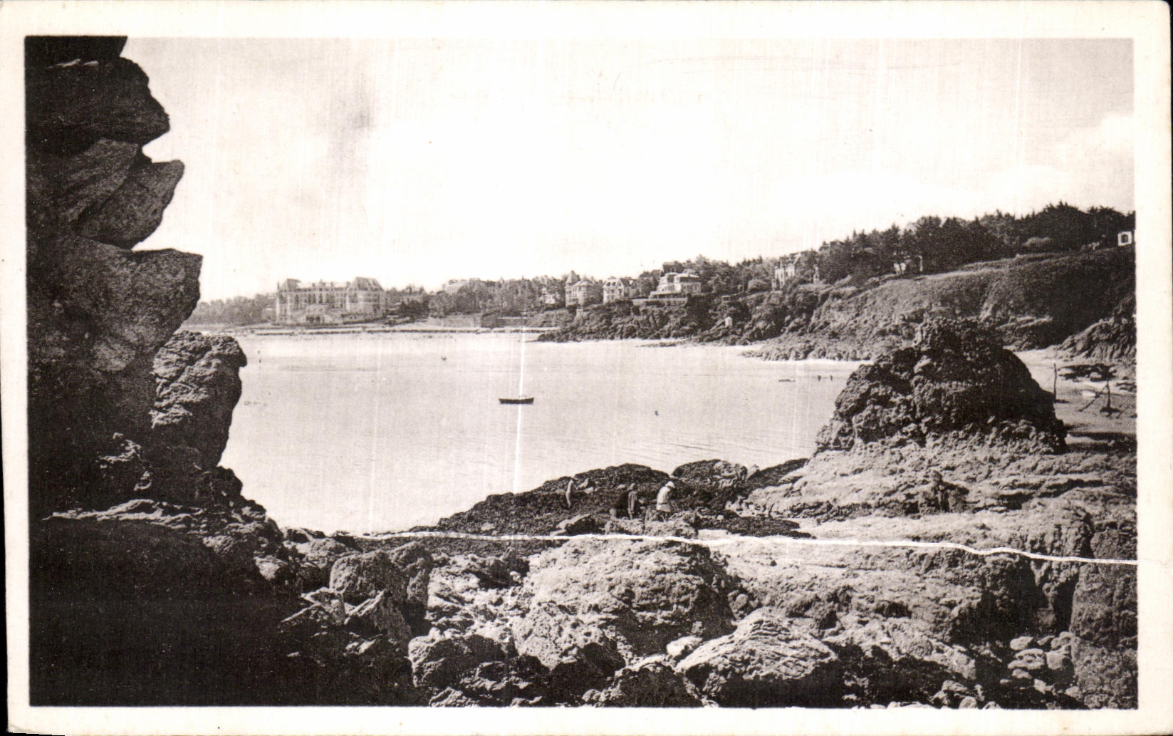 CPA St Lunaire Vue generale de la Plage