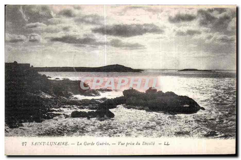 CPA Saint Lunaire la Garde Guerin Vue prise du Decolle