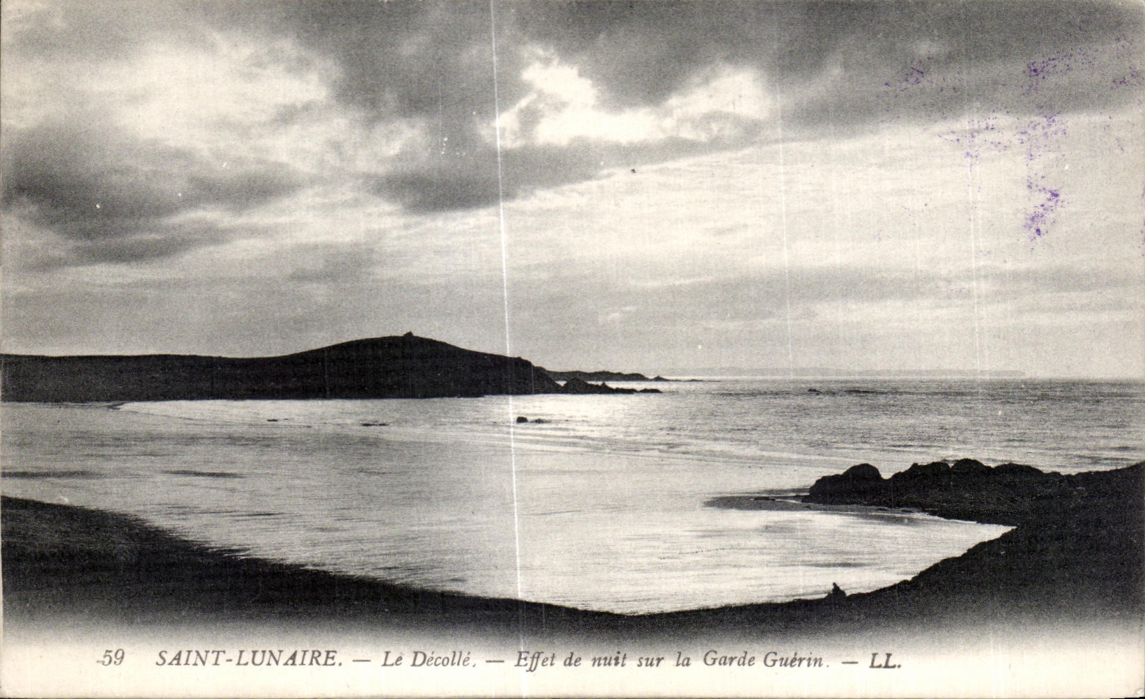 CPA Saint Lunaire Le Decolle Effet de nuit sur la Garde Guerin
