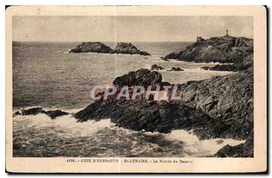 CPA Cote D Emeraude St Lunaire La Pointe du Decolle