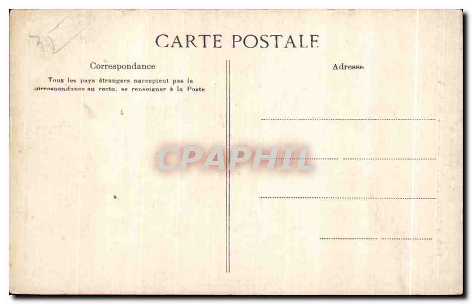 Saint-Lunaire — Étude de Rochers dans l'Intérieur du Décollé — G. F. n° 4357 — Achterkant