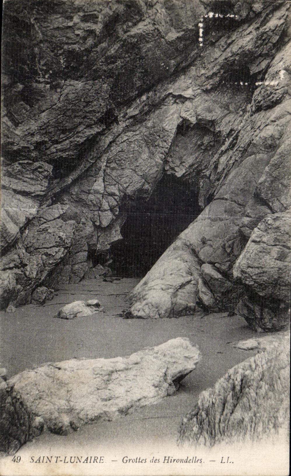 CPA Saint Lunaire Grottes des Hirondelles