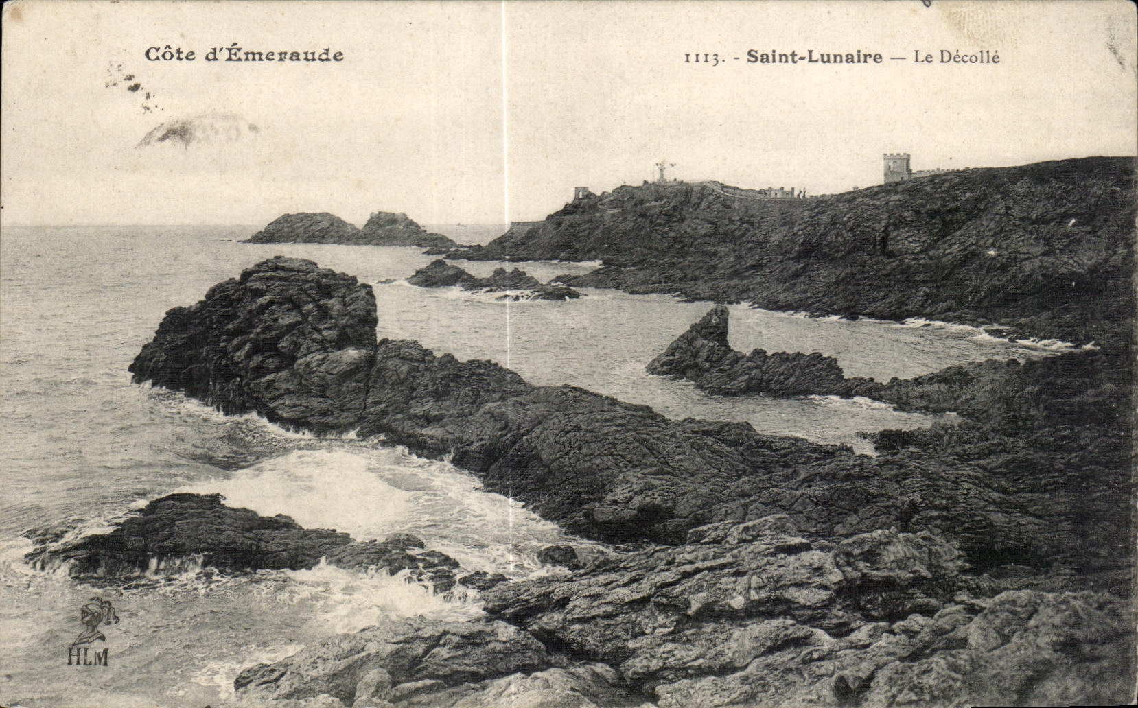Côte d'Émeraude — Saint-Lunaire — Le Décollé — H. Le Maillot, n°1113