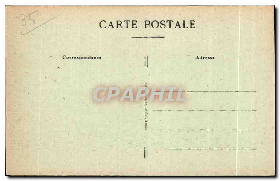 CPA St Lunaire Rocher et Plage des Hirondelles Cote D Emeraude — Verso